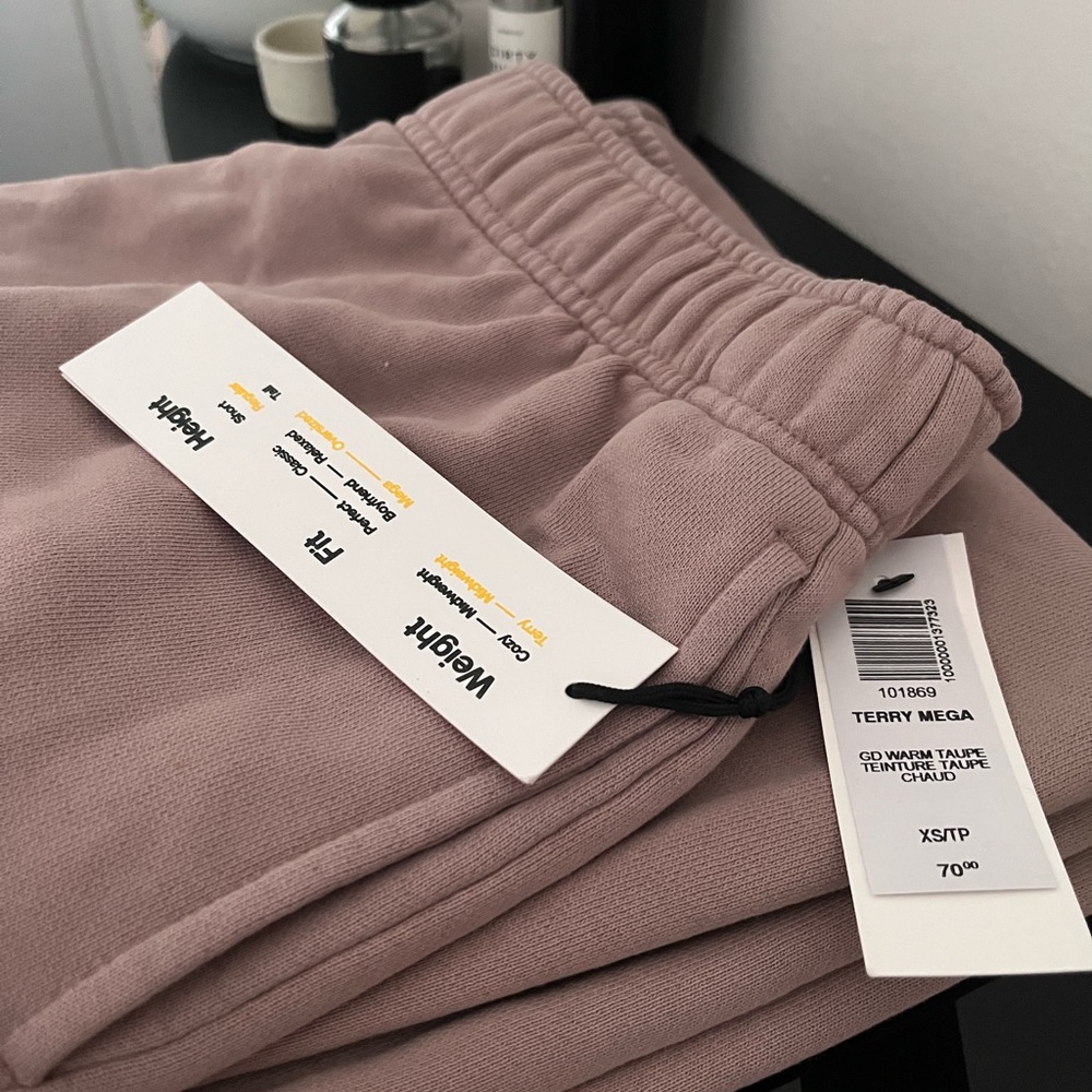 TNA mega terry | xs \ gd warm taupe NWT